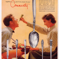 Onieda Community Silverplate Ad, 1955