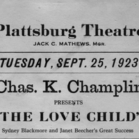 Plattsburgh Theatre Programs