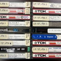 A selection of audio tapes from the collection of the History Center at the Manhasset Public Library.