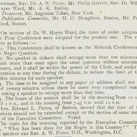 Second Mohonk Conference on the Negro Question, 1891