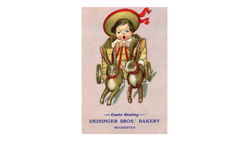 Deininger Bros. Bakery, advertising card