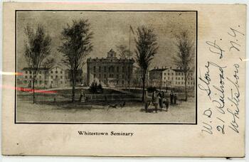 Whitestown Seminary Postcard