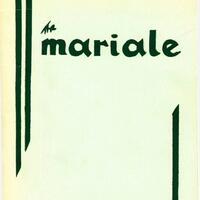 Maria College The Mariale Literary Magazine