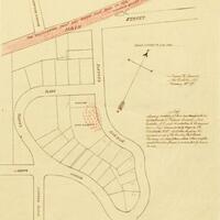 1919 Map of Indian Camp Site, Pintard Avenue, New Rochelle, NY
