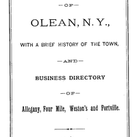 Jamestown and Olean, NY, City Directories from 1875-1916
