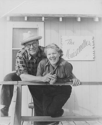 Sam and Bea Cox, c. 1950. Alice Houseknecht Collection, Montauk Library Archives.