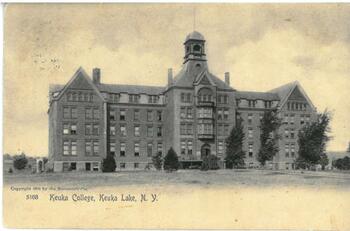 Postcard of Keuka College, Keuka Park NY
